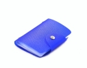 BRIGHT Pouzdro na vizitky Sv�tle modr�/T�pitiv� lesk