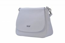 BRIGHT D�msk� kabelka s klopnou B�l�